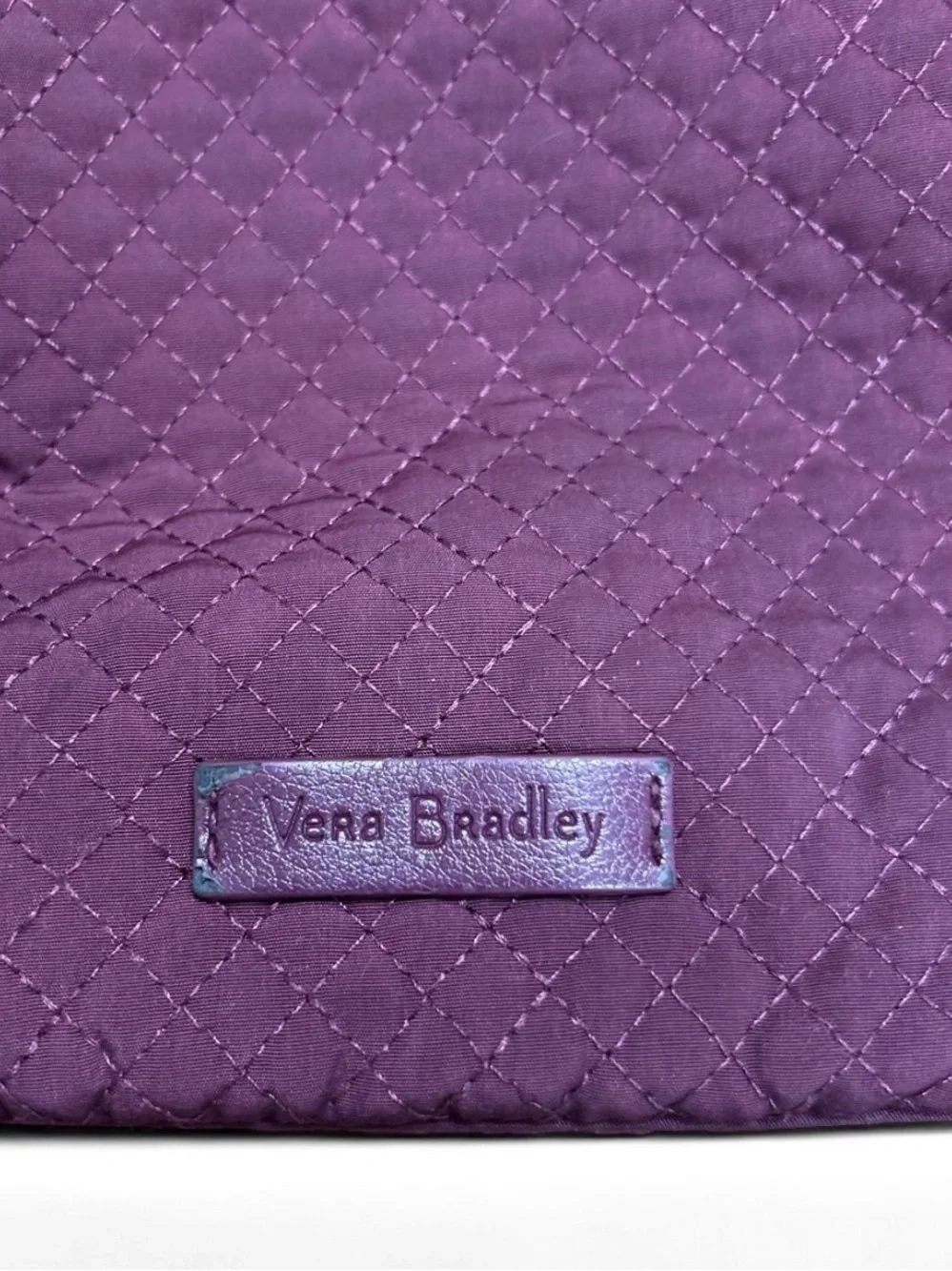 Vera Bradley Quilted Plum Crossbody Bag - Picture 2 of 6